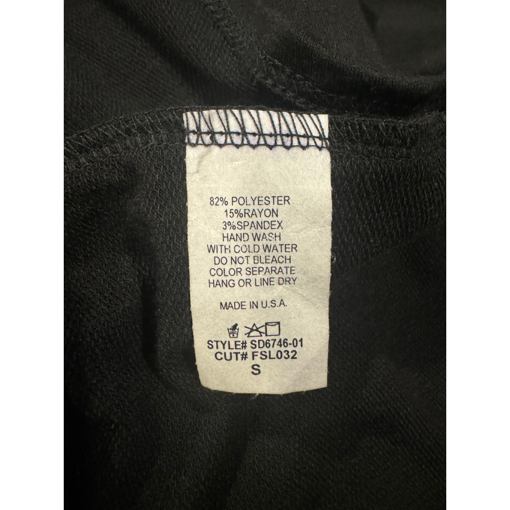 FSL Apparel Black Wrap Midi Dress - Elegant and Comfortable Size S - Picture 8 of 8